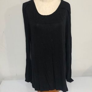 Black long sleeve top